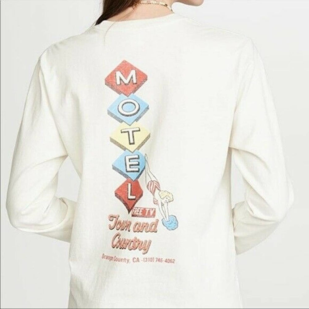 Re/Done '90s Motel Graphic T-Shirt Size XS.